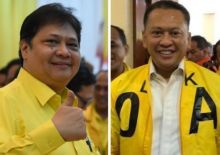 Airlangga Hartarto tidak menjawab apakah akan merangkul kubu Bamsoet atau tidak (foto/int)