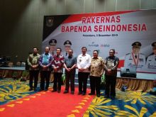 Bertempat di Ballroom SKA CO EX, secara resmi Wakil Gubernur Riau, Edy Natar Nasution buka Rapat Kerja Nasional (Rakernas) Badan Pendapatan Daerah (Bapenda) se Indonesia (foto/Put)