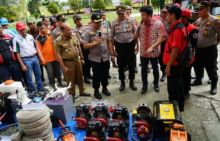 Lakukan Sosialisasi Zero Fire, Polsek Singingi Hilir Menggandeng PT RAPP 