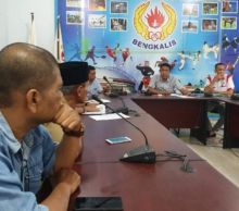 KONI Bengkalis akan serahkan bonus ke atlet (foto/Hari)