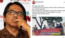 Ade Armando tanggapi tudingan massa FPI dan anggota 212 yang menuduh dirinya nistakan agama (foto/int)