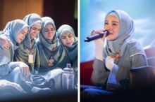 Mulan Jameela unggah foto saat menghadiri pengajian bersama publik figur lainnya (foto/int)