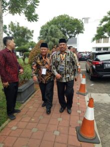 Bupati Siak Alfedri menghadiri Musyawarah Perencanaan Pembangunan Nasional (foto/Lin)