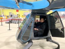 Fadlizon saat naik disalah satu drone berpenumpang milik turki, (R24/twitter)