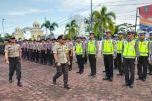 Polres Bengkalis mulai menyiapkan pengamanan perayaan natal dan tahun baru untuk wilayah hukum Polres Bengkalis (foto/Hari)