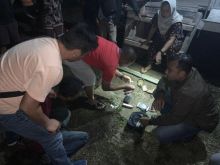 Kepolisian Sektor (Polsek) Bengkalis berhasil meringkus satu orang pelaku tindak pidana pencurian TV dan dapati ada paket kecil narkoba yang diduga milik pelaku (foto/Hari)