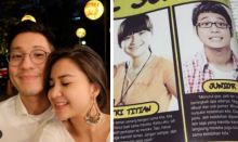 Putri Titian bersama Junior Liem ternyata pernah dalam satu halaman di majalah (foto/int)