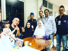 Anggota DPD RI, Fahira Idris dan Mulan Jameela saat mengunjungi Ahmad Dhani (Foto: Twitter Fahira Idris)