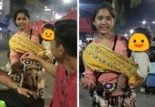 Pengemis cantik viral di media sosial (foto/int)