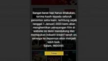 Layanan film digital mengumumkan penutupan situsnya