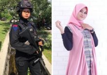 Anggota Brimob cantik dan mempesona (foto/int)