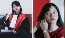 Cewek cantik pernah viral saat memakai baju hakim (foto/int)