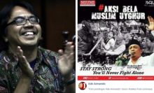 Ade Armando sindir Kampanye Bela Muslim Uighur (foto/int)