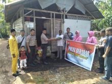 Abdul Gani warga RT 05 RW 04, Desa Pambang Pasisir, Kecamatan Bantan, Kabupaten Bengkalis menjadi target Polisi Beradab (foto/hari)