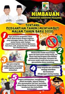 Jelang tahun baru 2020, Bupati Pelalawan HM Harris mengeluarkan himbauan Kepada seluruh Masyarakat Kabupaten Pelalawan (foto/int)
