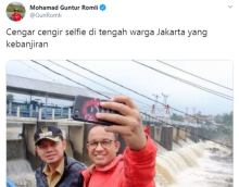 Postingan politisi PSI Guntur Romli yang dinilai hoax soal Anies Baswedan