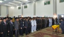 Delapan Pejabat Pimpinan Tinggi Pratama (eselon II) di lingkungan Pemerintah Kabupaten (Pemkab) Bengkalis dilantik Bupati Bengkalis Amril Mukminin (foto/Hari)