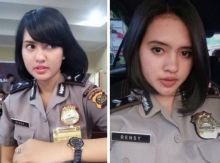 Cantiknya Bripda Rensy yang bikin netizen terpikat (foto/int)