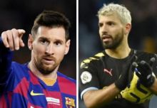 Mantan pelatih Barcelona, Pep Guardiola sebut Lionel Messi masih lebih baik dari Sergio Aguero (foto/int)