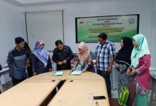 Pimpinan STAI Ar-Ridho Bagansiapi MoU Dengan STIE Syariah Bengkalis