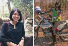 Polwan dari Polda Jatim, Dyah Ayu yang berparas cantik (foto/int)