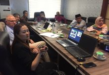 Tim IMT GT saat memaparkan konsep Green Transportasi kepada pejabat Pemerintah Kota Pekanbaru (R24/put)