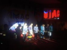 Wakil gubernur Riau Edy Natar Nasution, Kadispora Riau Doni Aprialdi, Anggota DPRD Riau Nurzafri, presiden IMAA Indra Feri, Danlanud Roesmin Nurjadid, dan Danrem Wirabima melakukan pemukulan drum secara simbolis dalam acara launching IMAC di Hotel Premiere Pekanbaru. Sabtu malam 18 Januari 2020