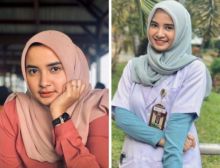 Gadis berseragam dokter dipuji netizen karena cantik dan manis (foto/int)
