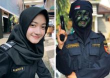Petugas bea cukai yang cantik dan mempesona (foto/int)