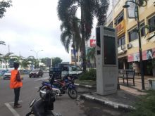 Penampakan Digital Signet yang berada di Jalan sudirman (R24/put)
