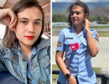 Personil TNI AU cantik bertugas di Papua (foto/int)
