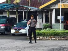 Kepolisian resort Polres Bengkalis menerjunkan sebanyak 100 orang personel untuk melaksanakan pengamanan jelang perayaan Imlek 2571 (foto/hari)