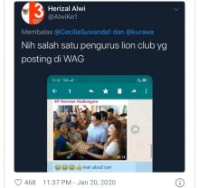Salah satu postingan yang menghina Anies