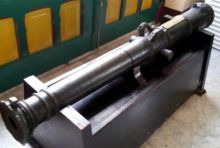 Meriam buntung di Istana Siak (foto/Lin)