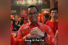 Anies Baswedan hadiri perayaan Imlek di Jakarta (foto/int)
