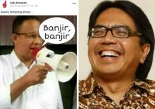 Ade Armando unggah foto editan Gubernur DKI Jakarta Anies Baswedan (foto/int)