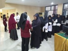 Para peserta Seleksi Kompetensi Dasar (SKD) CPNS 2019 Pemerintah Kabupaten Siak harus menjalani serangkaian pemeriksaan (foto/Lin)