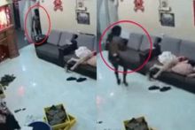 ak Genderuwo, Pria Ini Lakukan Aksi Pencurian dengan Sekujur Tubuh Penuh Oli.