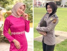 Polwan Briptu Linda bertugas di Polres Sumsel (foto/int)