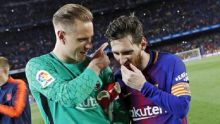 Ter Stegen dan Messi 