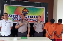 Dua kawanan begal dan jambret yang meresahkan warga Pangkalan Kerinci, sebulan terakhir ditangkap polisi (foto/int)