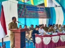 Musrenbang RKPD Kabupaten Inhu tahun 2020 Kecamatan Rengat berlangsung di halaman Stadion Narasinga Sekip Hilir (foto/Rou)