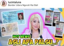 Lucinta Luna ditangkap polisi diduga terkait kasus narkoba (foto/int)