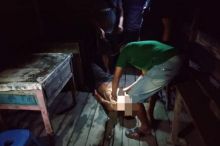 Suami bunuh diri di Inhil setelah bacok istrinya di Pulau Kijang (foto/Rgo)