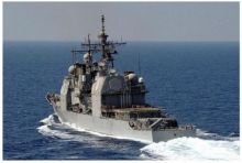 Kapal perang Amerika Serikat, USS Normandy. Foto/Wikimedia Commons