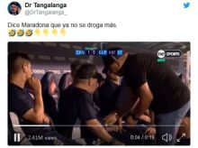 Diego Maradona Diduga Konsumsi Obat Terlarang Saat Saksikan Tim Asuhannya Bertanding 