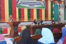 HIMPAUDI Kecamatan Siak dan Mempura, bekerjasama dengan Dinas Pendidikan dan Kebudayaan menggelar kegiatan Sosialisasi Percepatan Penurunan Stunting (foto/Lin)