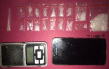 Jajaran kepolisian Polsek Mandau, meringkus tiga orang tersangka narkotika (foto/hari)