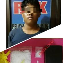 Satres Narkoba Polres Bengkalis berhasil meringkus satu orang kasus narkoba (foto/Hari)