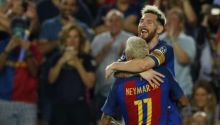 Lionel Messi yakin Neymar masih berkeinginan kembali ke Barcelona (foto/int)